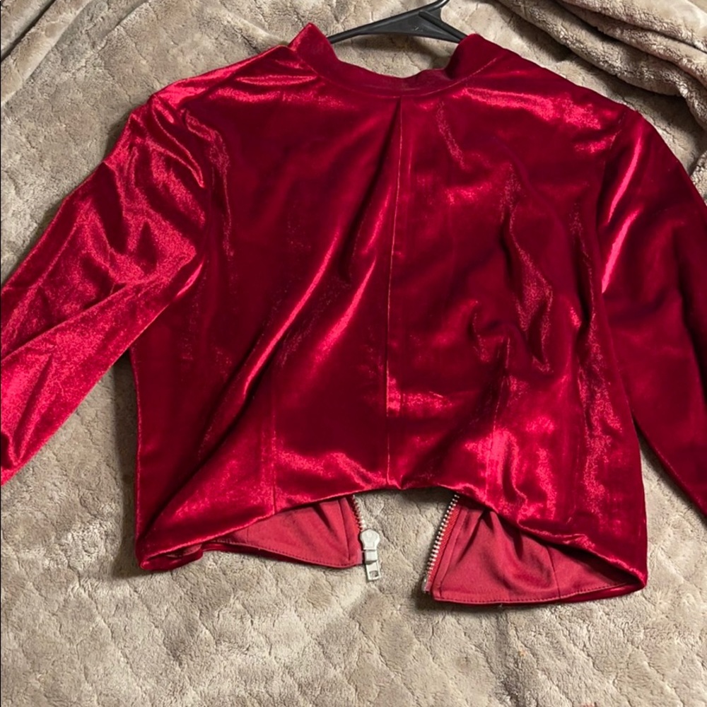 Wine colored crop top